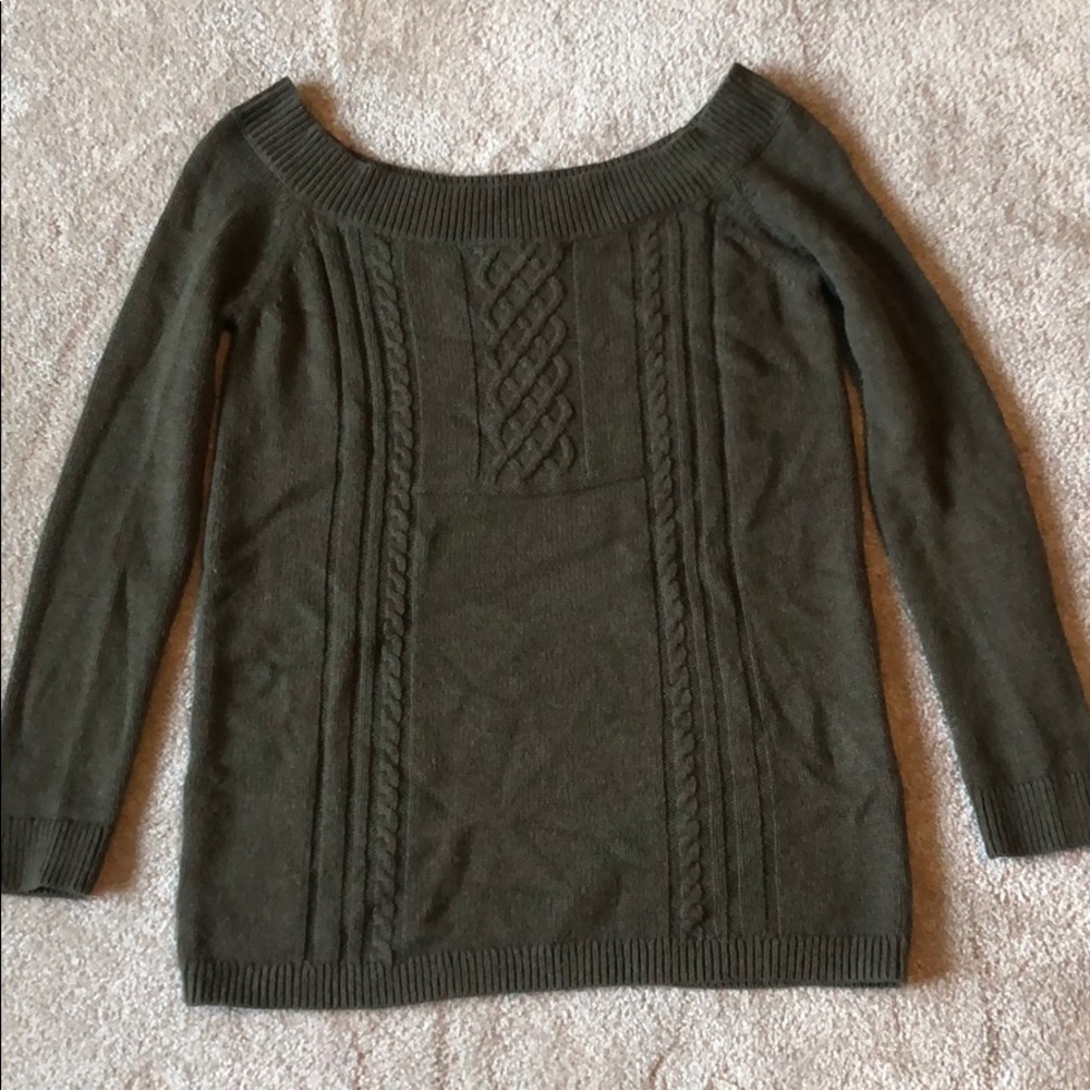 Off the shoulder sweater